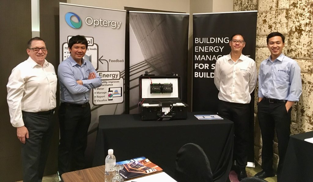 Create Smarter Buildings Today Seminar Team at Optergy Display